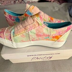 Blowfish Women's Colorful Canvas Slip-On Sneakers